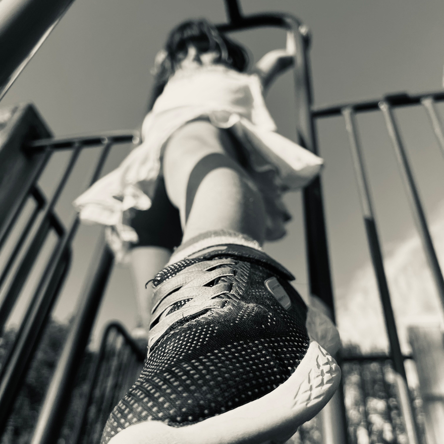 little girl in the playground